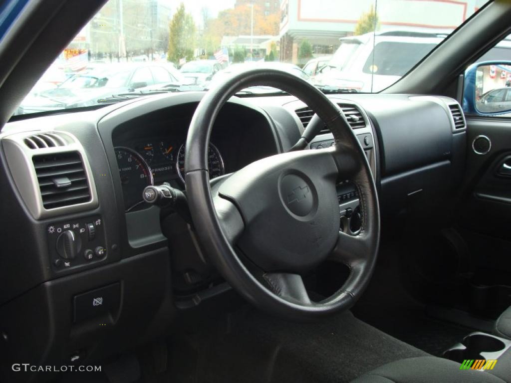 2009 Colorado Z71 Crew Cab 4x4 - Aqua Blue Metallic / Ebony photo #12