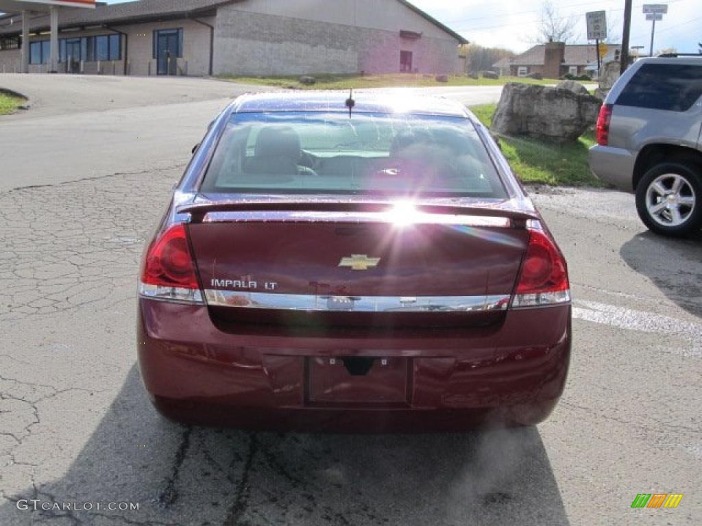 2008 Impala LT - Red Jewel Tintcoat / Gray photo #5
