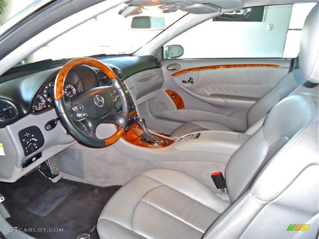 Stone Interior 2008 Mercedes-Benz CLK 550 Cabriolet Photo #39381825