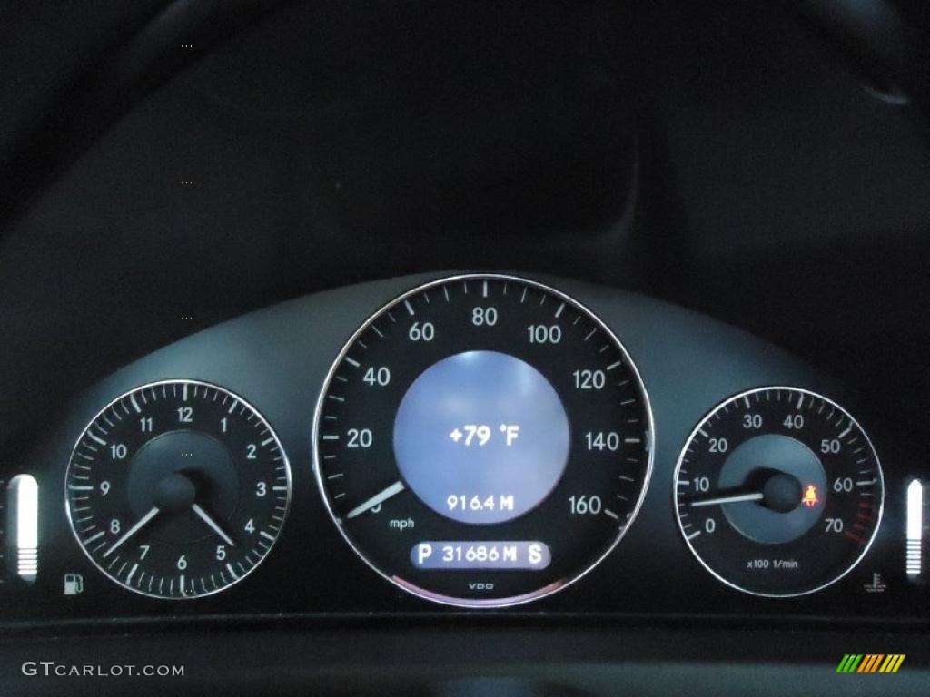 2008 Mercedes-Benz CLK 550 Cabriolet Gauges Photo #39381969