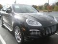 2008 Basalt Black Metallic Porsche Cayenne Turbo  photo #7