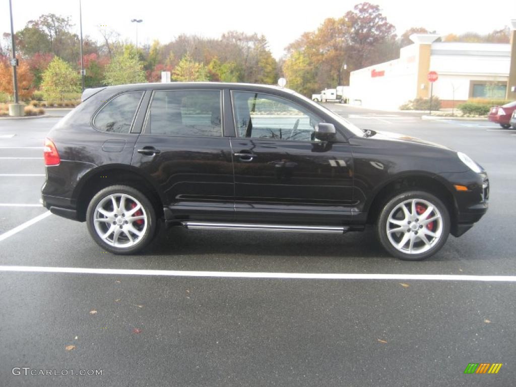 Basalt Black Metallic 2008 Porsche Cayenne Turbo Exterior Photo #39382865