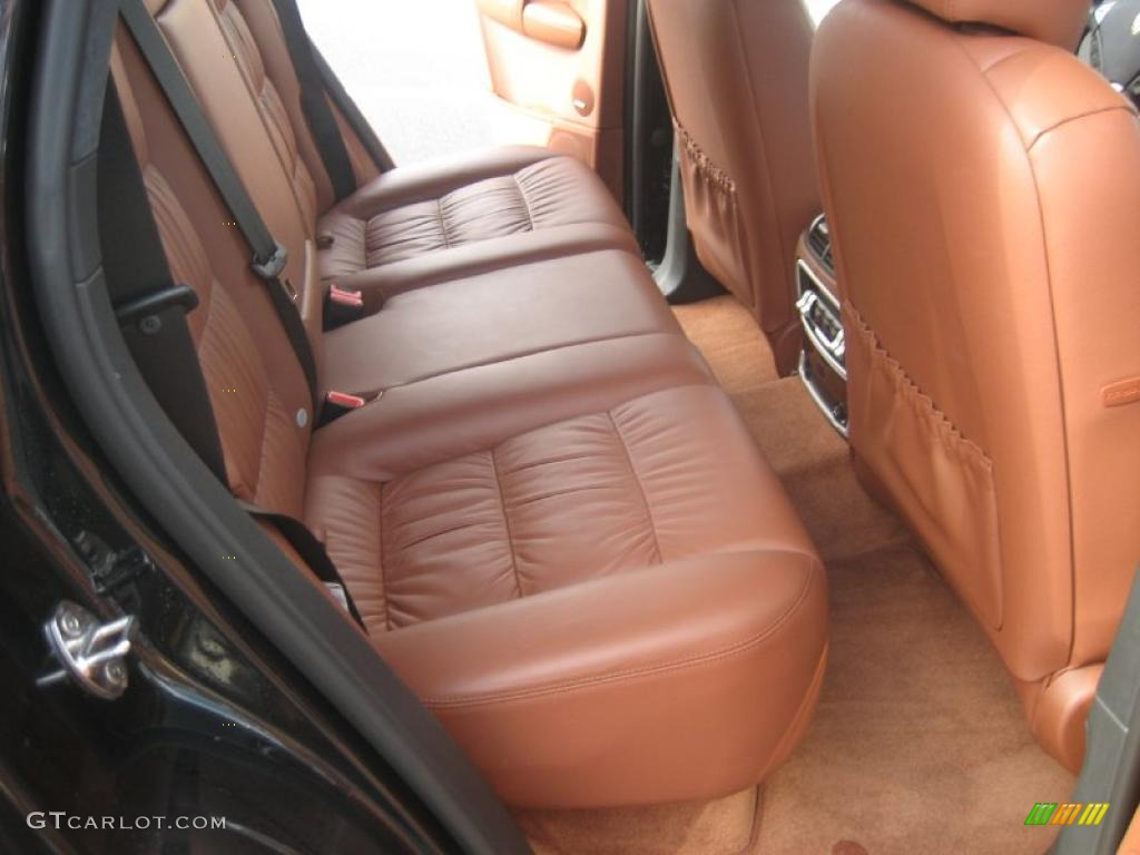 2008 Cayenne Turbo - Basalt Black Metallic / Chestnut/Black Natural Leather photo #31