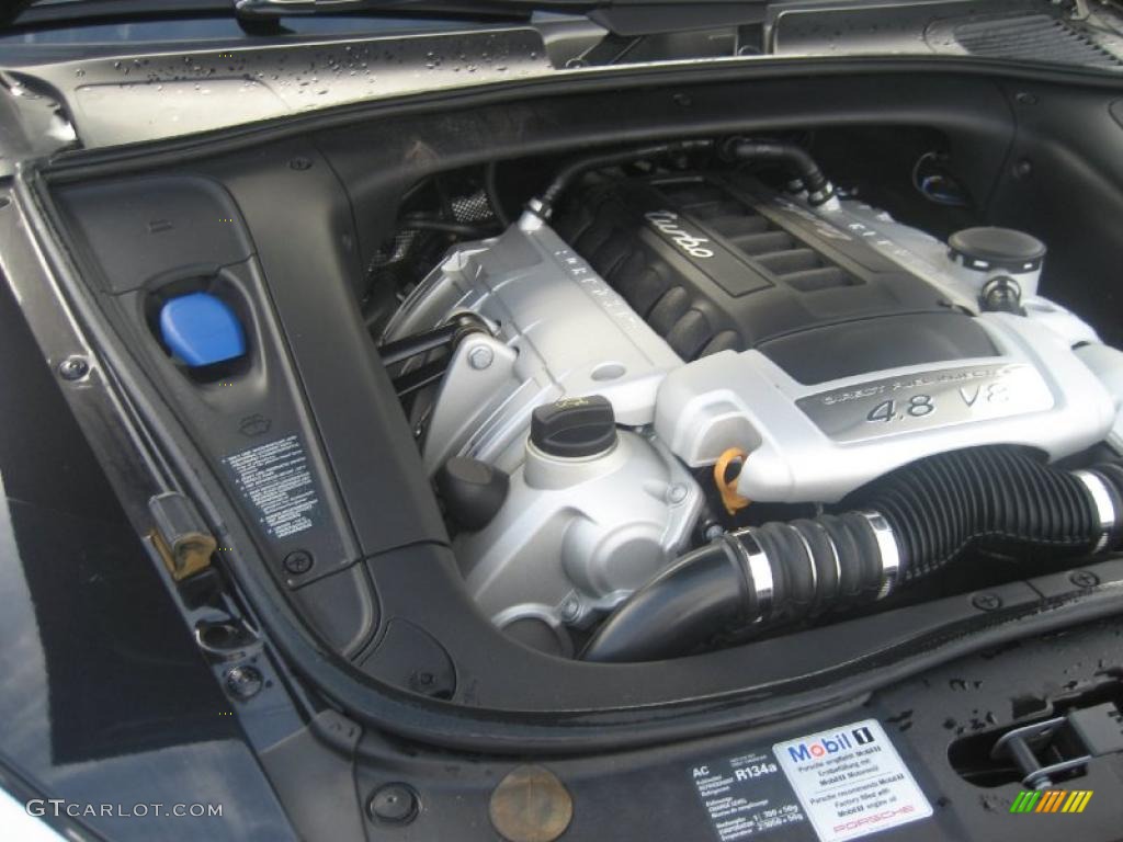 2008 Porsche Cayenne Turbo 4.8L DFI Twin-Turbocharged DOHC 32V VVT V8 Engine Photo #39383309