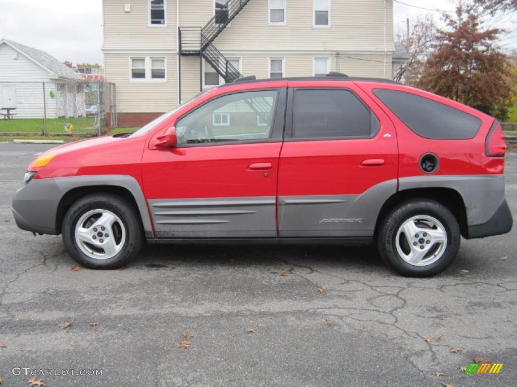 2001 Aztek  - Bright Red / Dark Gray photo #4