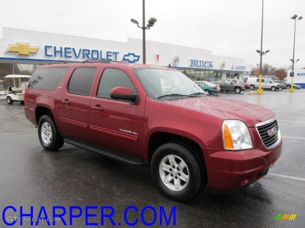 2010 Yukon XL SLT 4x4 - Red Jewel Tintcoat / Ebony photo #1