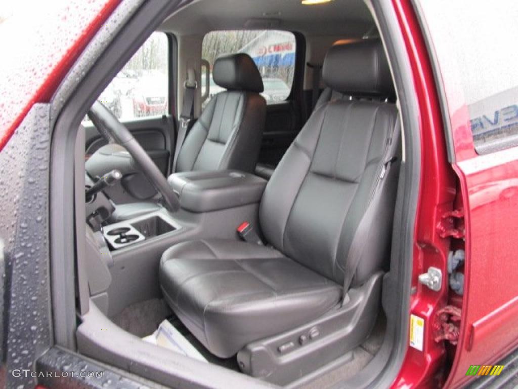 Ebony Interior 2010 GMC Yukon XL SLT 4x4 Photo #39385209
