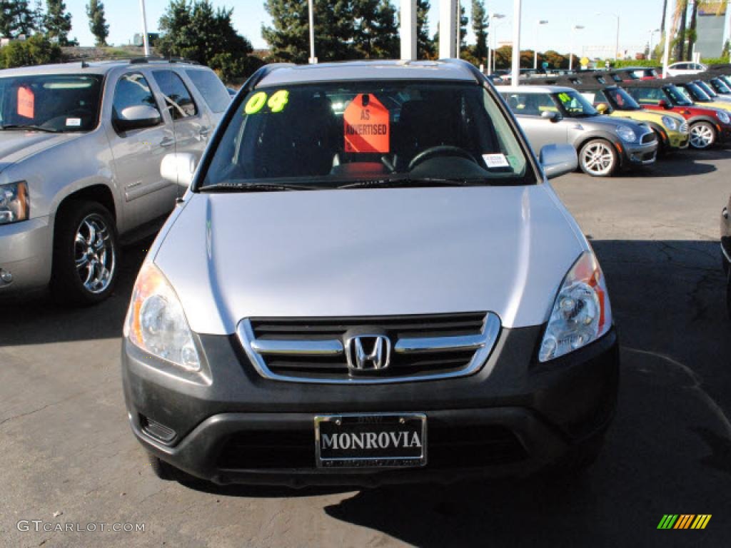 2004 CR-V EX 4WD - Satin Silver Metallic / Black photo #25