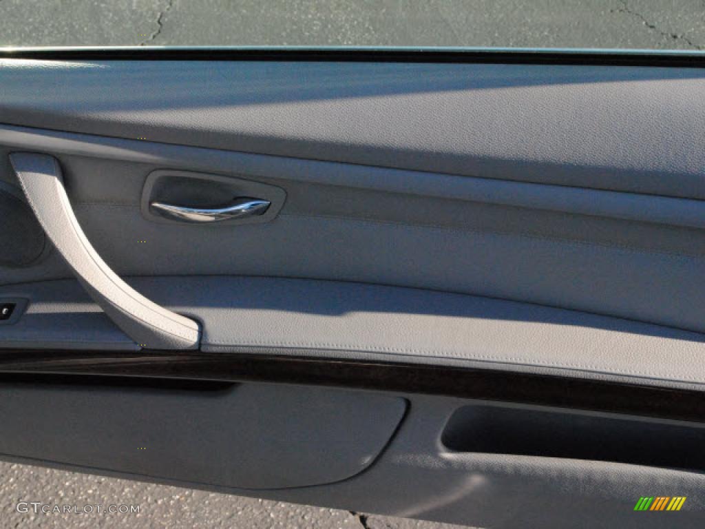 2009 BMW 3 Series 328i Convertible Grey Door Panel Photo #39385681