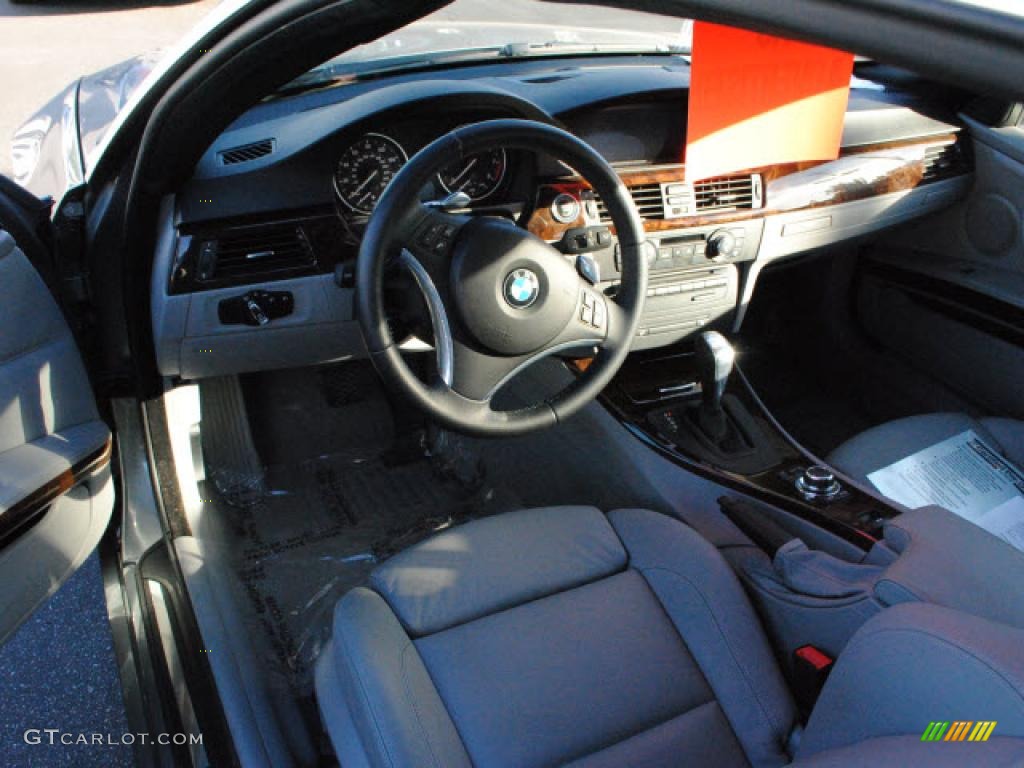 Grey Interior 2009 BMW 3 Series 328i Convertible Photo #39385745
