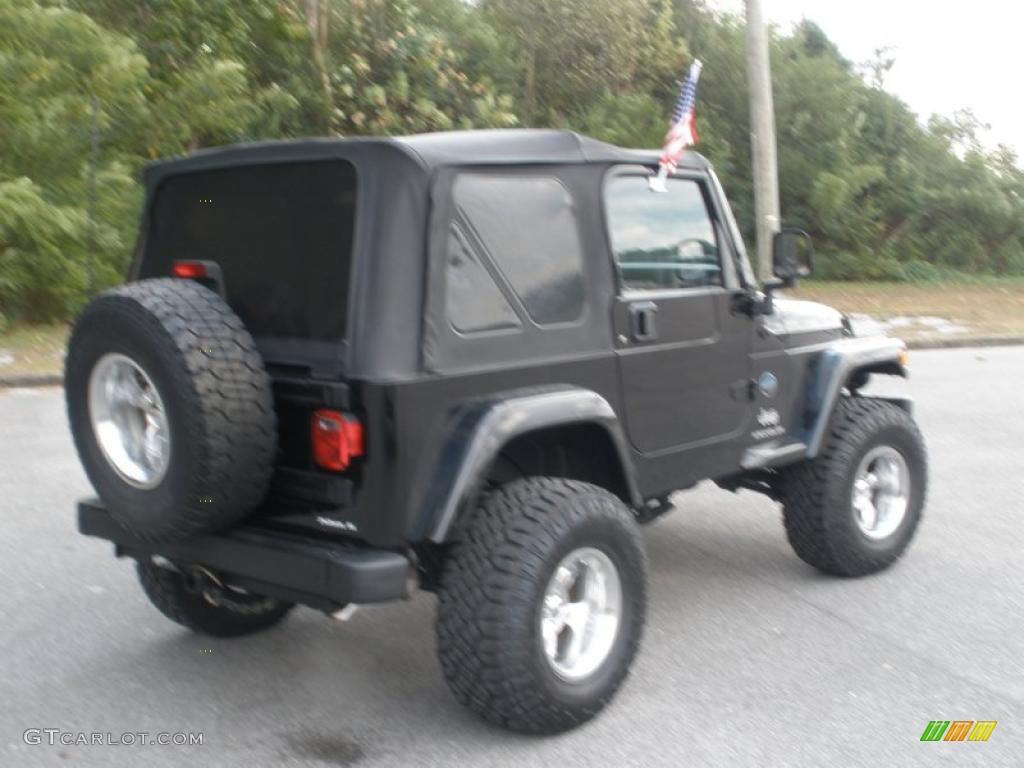 Black 2005 Jeep Wrangler X 4x4 Exterior Photo #39386141