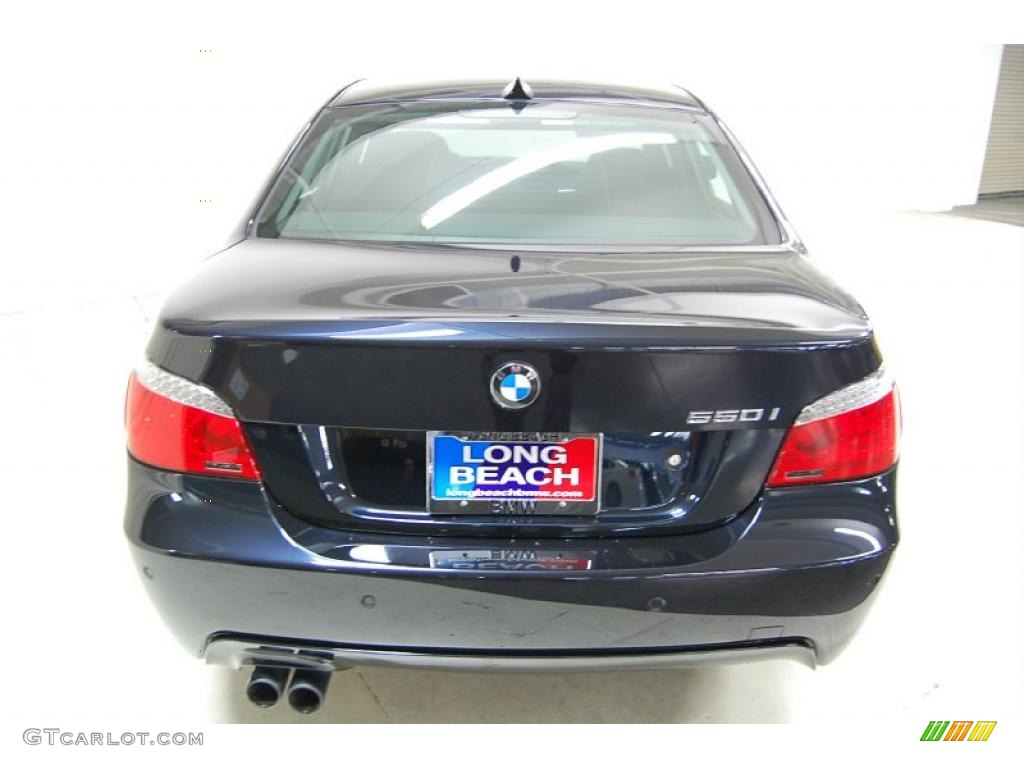 Monaco Blue Metallic 2009 BMW 5 Series 550i Sedan Exterior Photo #39386385
