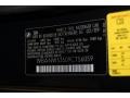 2009 BMW 5 Series 550i Sedan Info Tag