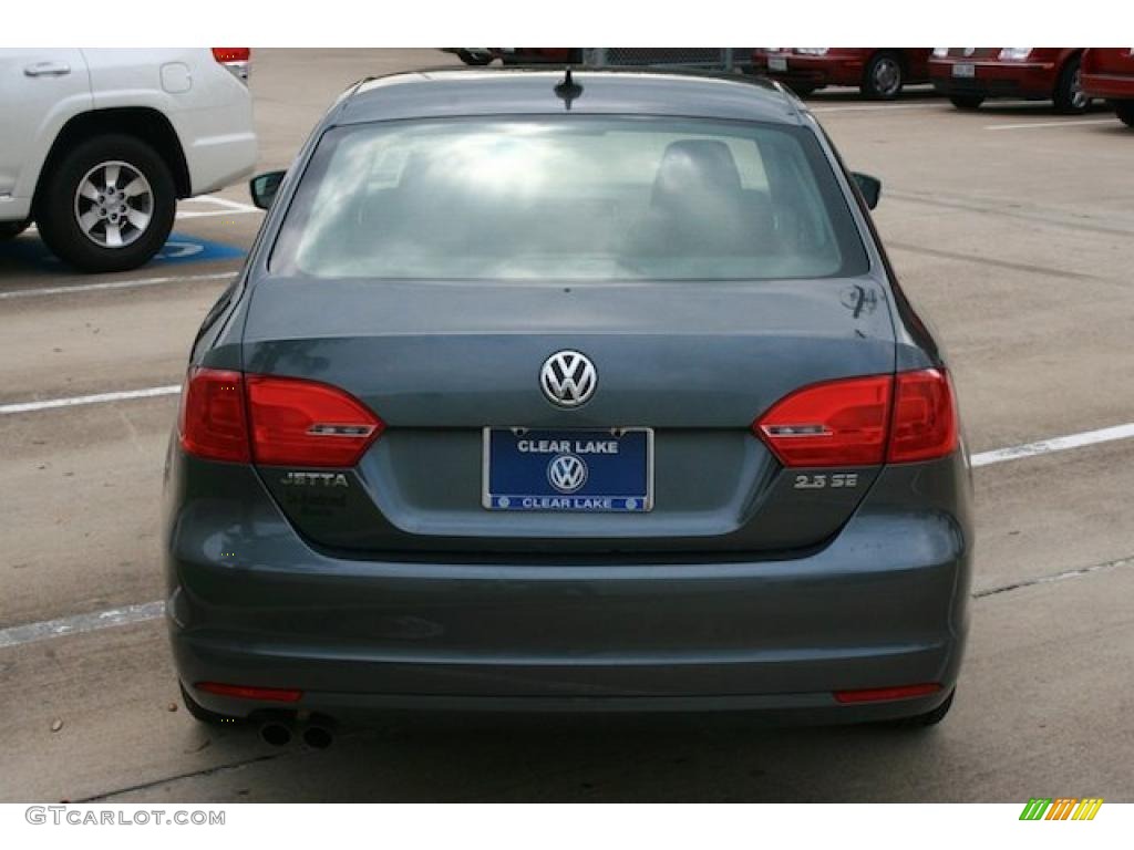 2011 Jetta SE Sedan - Platinum Gray Metallic / Titan Black photo #11