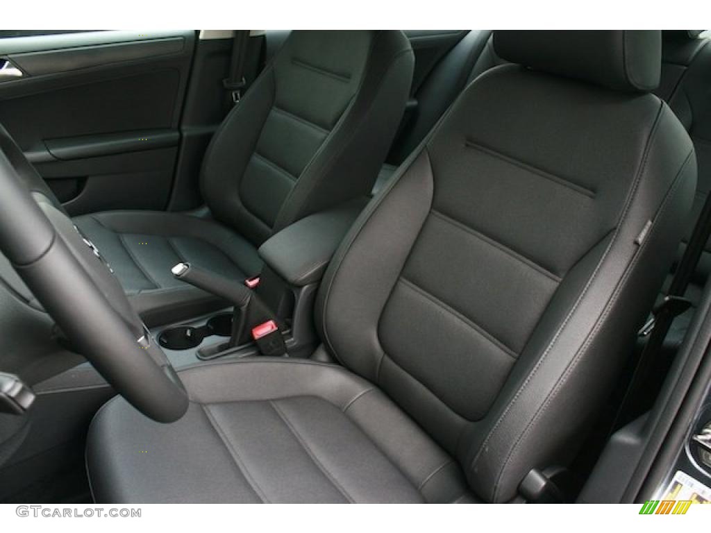 Titan Black Interior 2011 Volkswagen Jetta SE Sedan Photo #39386661