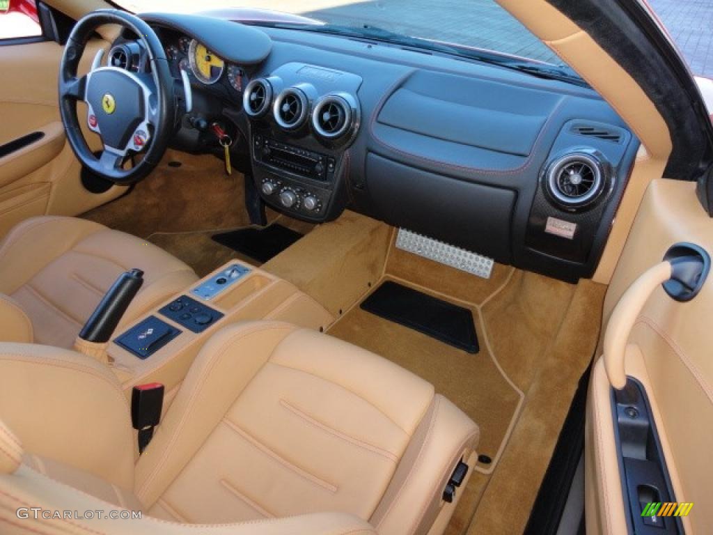 2006 Ferrari F430 Coupe F1 Tan Dashboard Photo #39389285