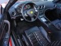 Black 2003 Ferrari 575M Maranello F1 Interior Color