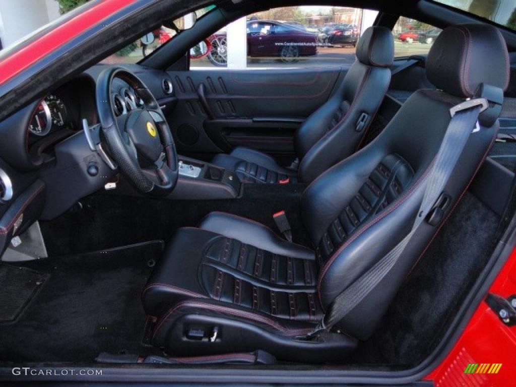 Black Interior 2003 Ferrari 575M Maranello F1 Photo #39389713