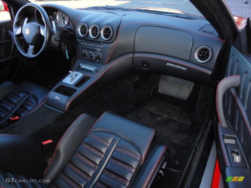 2003 Ferrari 575M Maranello F1 Black Dashboard Photo #39389729