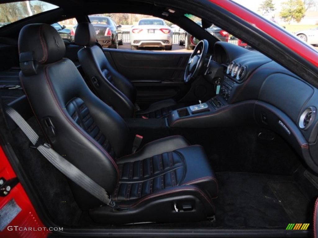 Black Interior 2003 Ferrari 575M Maranello F1 Photo #39389745