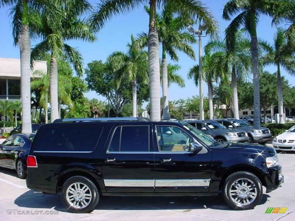 Black 2008 Lincoln Navigator L Elite Exterior Photo #39390161