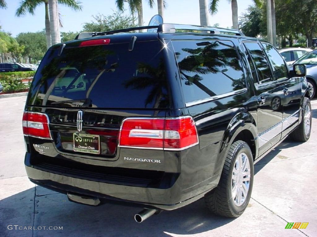 Black 2008 Lincoln Navigator L Elite Exterior Photo #39390177
