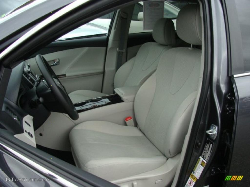 Gray Interior 2010 Toyota Venza AWD Photo #39390541