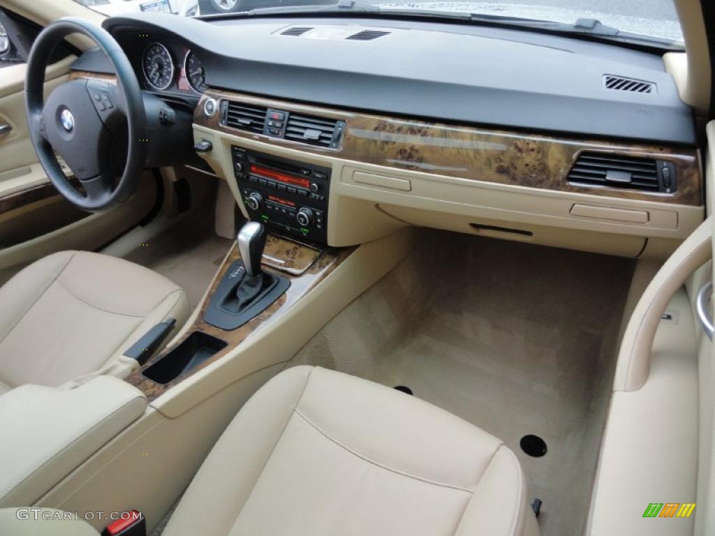 2007 3 Series 328xi Sedan - Arctic Metallic / Beige photo #12