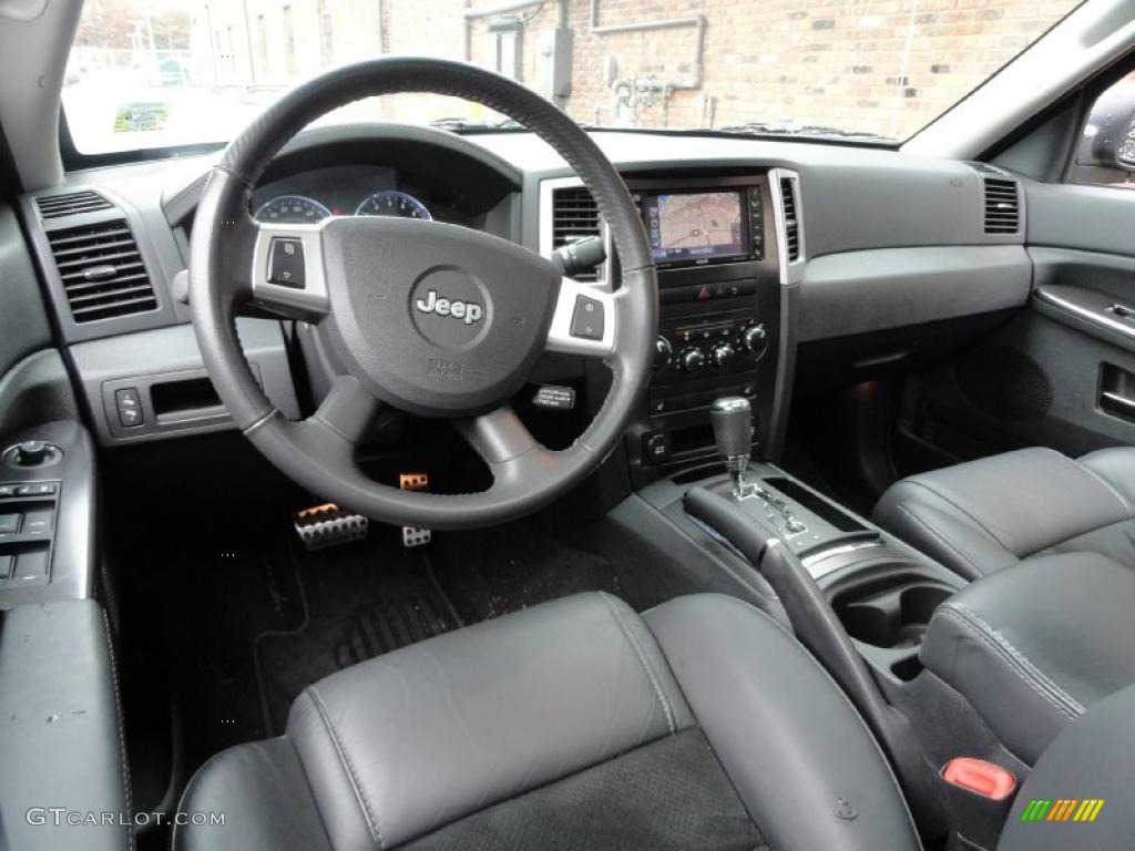 Dark Slate Gray Interior 2010 Jeep Grand Cherokee SRT8 4x4 Photo #39392401