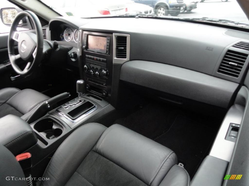 2010 Jeep Grand Cherokee SRT8 4x4 Dark Slate Gray Dashboard Photo #39392413