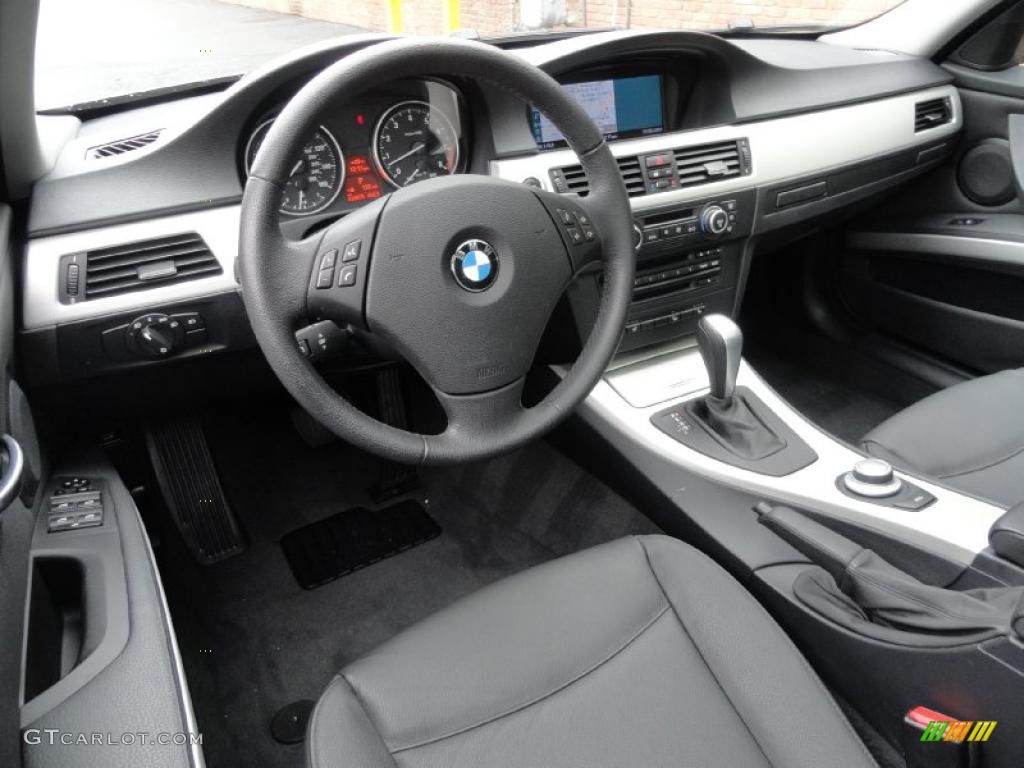 Black Interior 2008 BMW 3 Series 335xi Sedan Photo #39392701