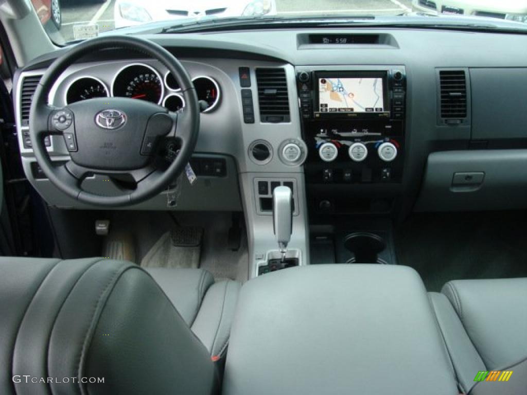 2008 Toyota Tundra Limited CrewMax 4x4 Graphite Gray Dashboard Photo #39392961