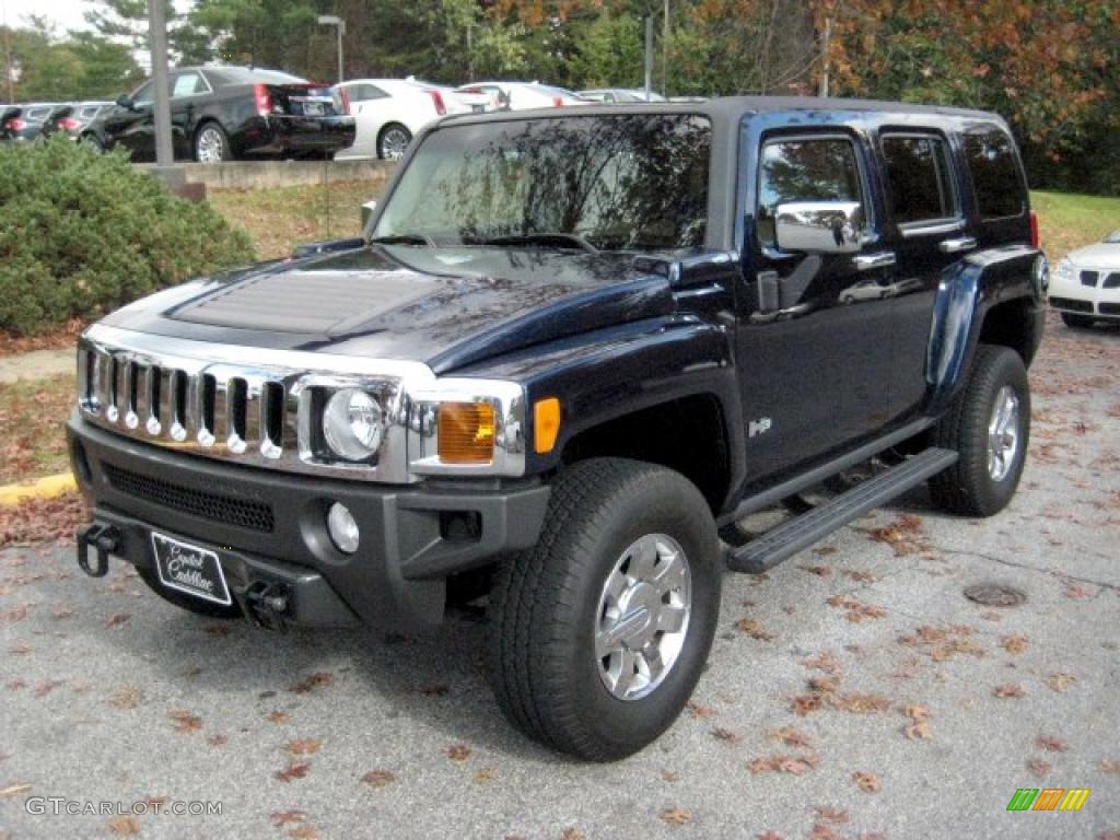 Midnight Blue Metallic 2007 Hummer H3 X Exterior Photo #39394513
