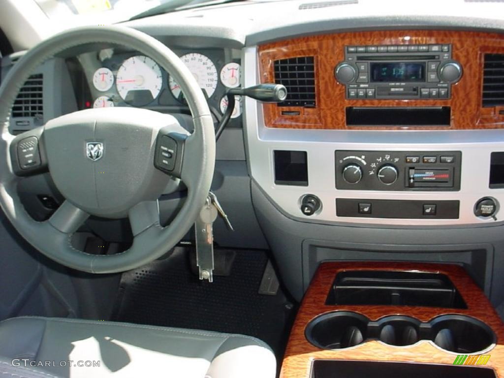 2006 Dodge Ram 1500 Laramie Mega Cab Medium Slate Gray Dashboard Photo #39394537