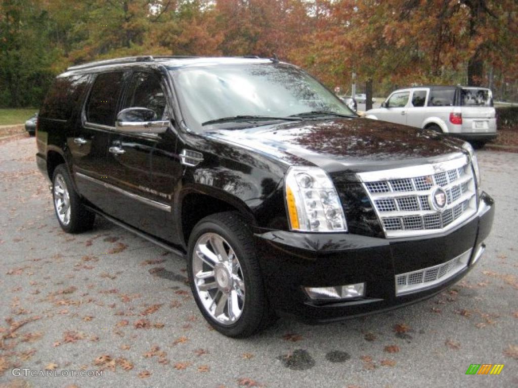 Black Raven 2009 Cadillac Escalade ESV Platinum AWD Exterior Photo #39394821