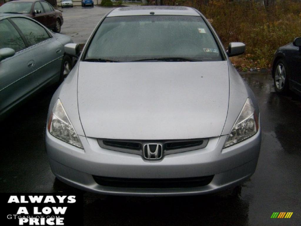 2003 Accord EX Sedan - Satin Silver Metallic / Gray photo #2