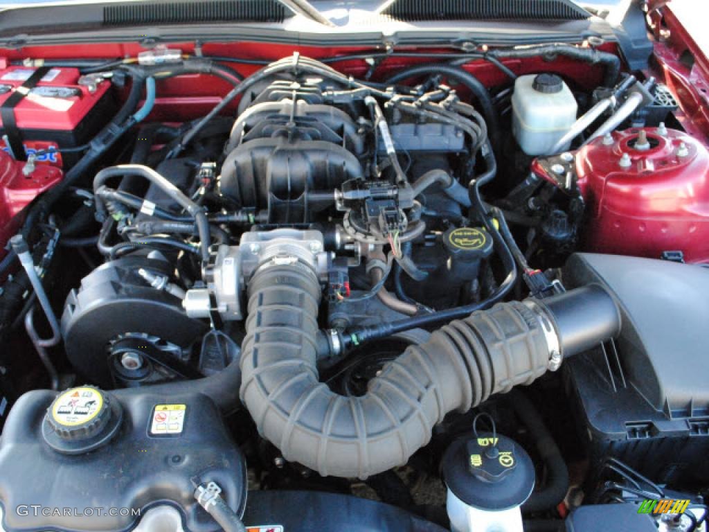 2005 Ford Mustang V6 Premium Convertible 4.0 Liter SOHC 12-Valve V6 Engine Photo #39395269