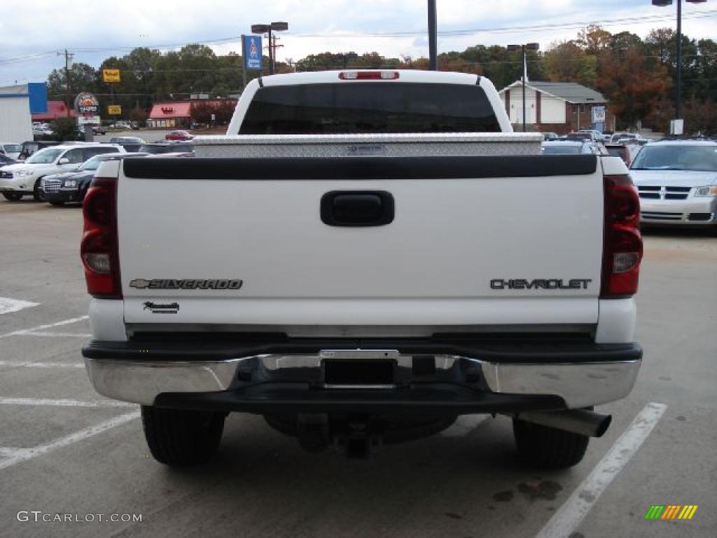 2003 Silverado 2500HD LT Extended Cab 4x4 - Summit White / Medium Gray photo #4