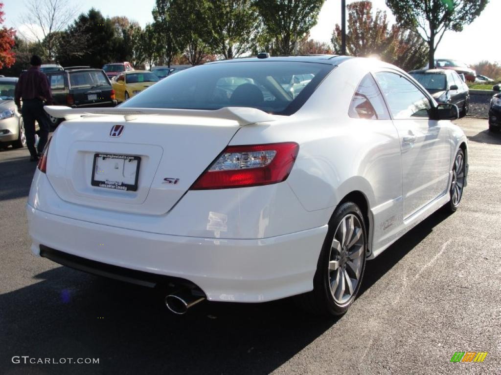 Taffeta White 2009 Honda Civic Si Coupe Exterior Photo #39396899