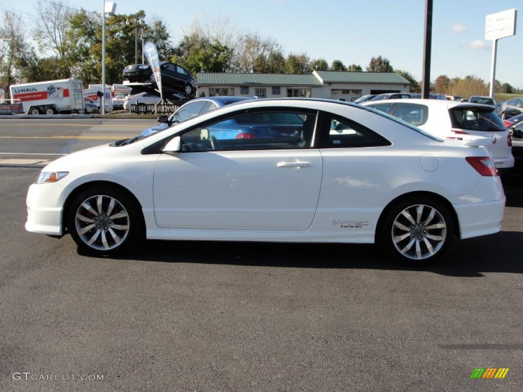 2009 Civic Si Coupe - Taffeta White / Black photo #6