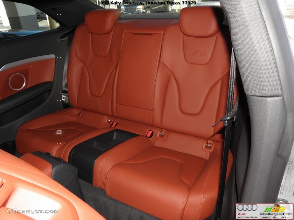 Tuscan Brown Silk Nappa Leather Interior 2009 Audi S5 4.2 quattro Photo #39397077