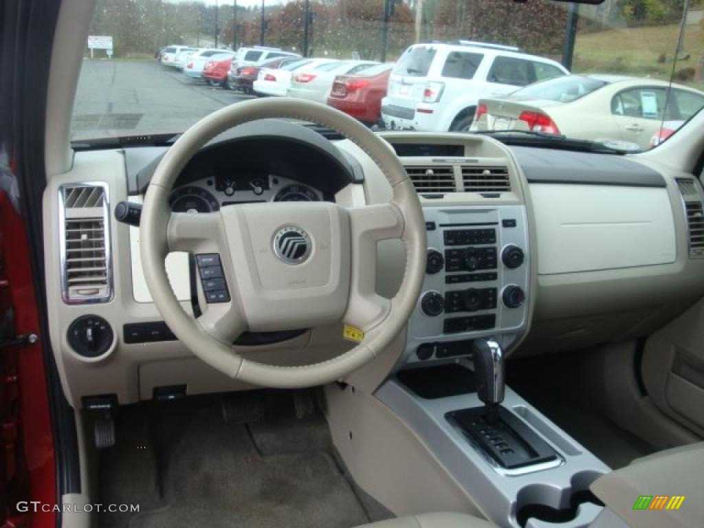 Stone Interior 2008 Mercury Mariner V6 4WD Photo #39397097
