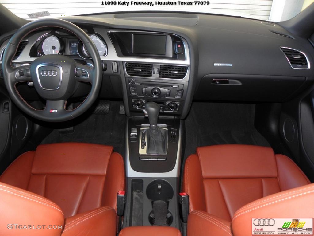 Tuscan Brown Silk Nappa Leather Interior 2009 Audi S5 4.2 quattro Photo #39397101