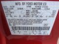  2008 Mariner V6 4WD Vivid Red Metallic Color Code G2