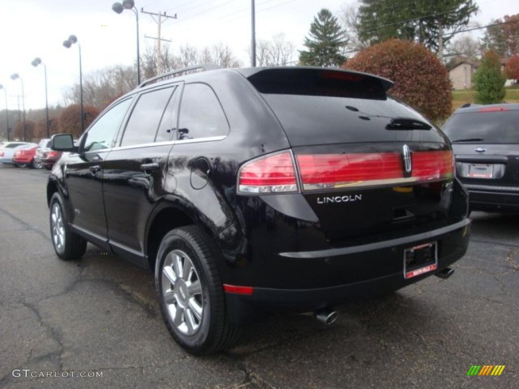 2008 MKX AWD - Black Clearcoat / Charcoal Black photo #2