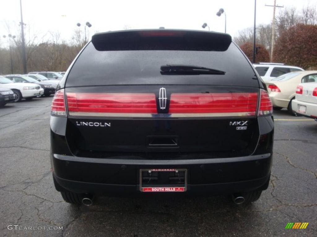 2008 MKX AWD - Black Clearcoat / Charcoal Black photo #3