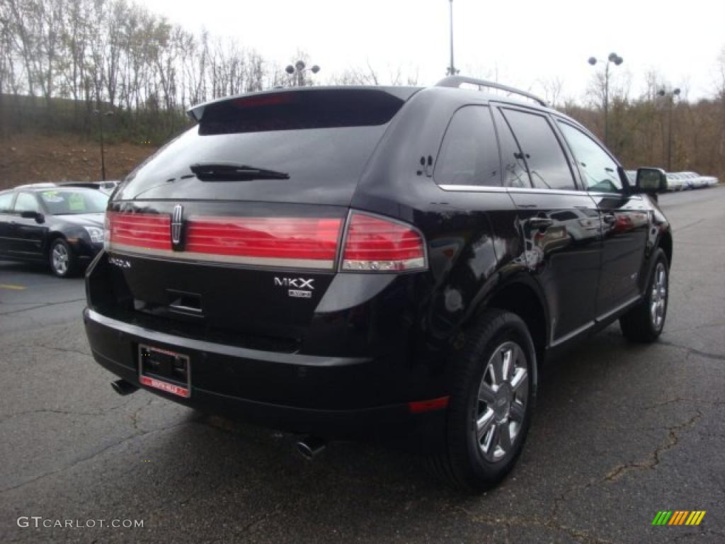 2008 MKX AWD - Black Clearcoat / Charcoal Black photo #4