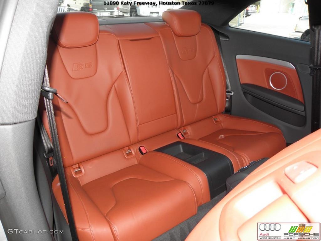 Tuscan Brown Silk Nappa Leather Interior 2009 Audi S5 4.2 quattro Photo #39397337