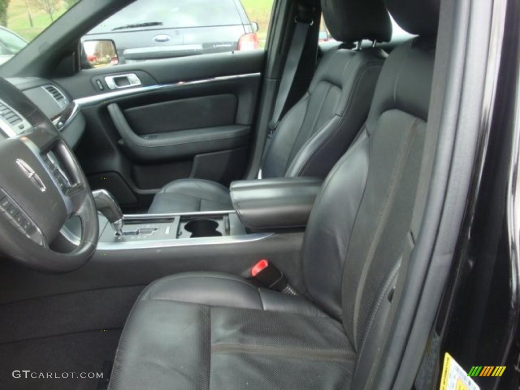 Charcoal Black Interior 2009 Lincoln MKS Sedan Photo #39397480