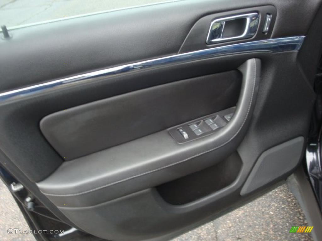 2009 Lincoln MKS Sedan Charcoal Black Door Panel Photo #39397525